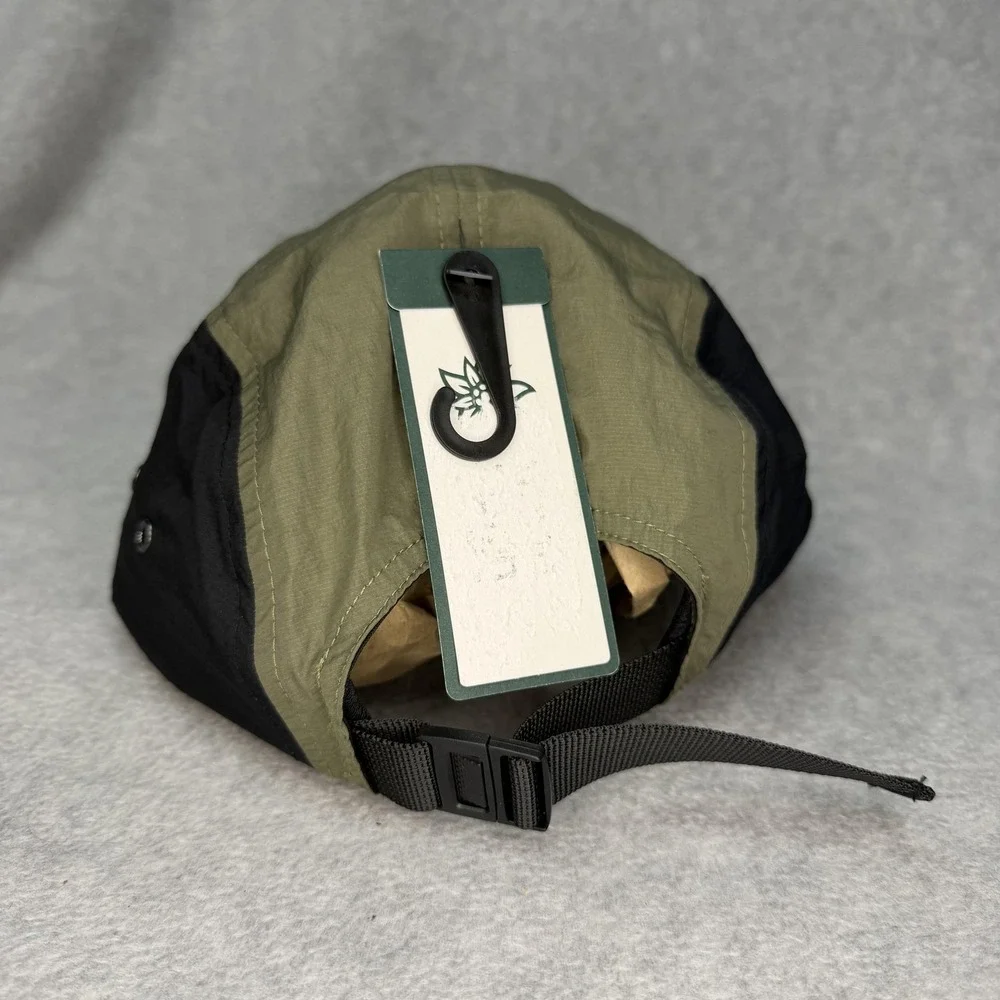 Alpine Design Hat Cap‎ Strap Back Mens One Size Black Olive Khaki 5 Panel Nylon